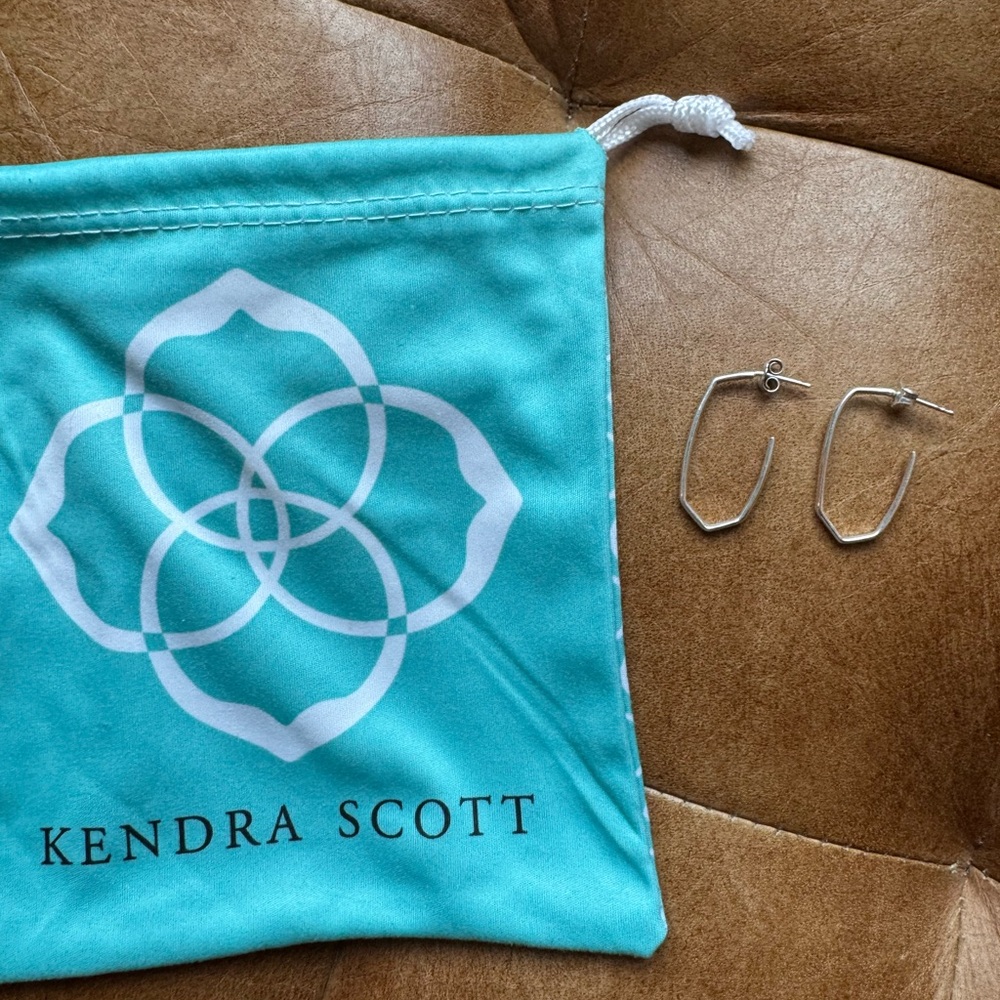 Kendra Scott Silver Hoop Earrings